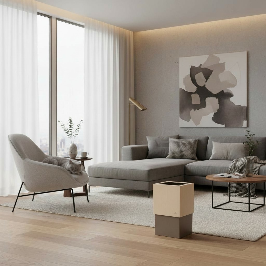 W CUBE ダブルキューブ Gbr／グレイブラウン 袋が見えない