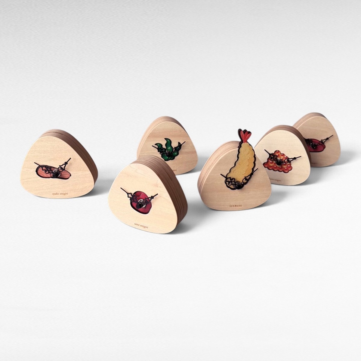 onigiri clock おにぎり時計 木製 yamato japan | ネット限定商品