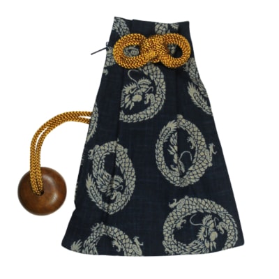 つるかご 巾着付 工芸品 ヴィンテージ 黒葛 くろかずら つるかご 巾着