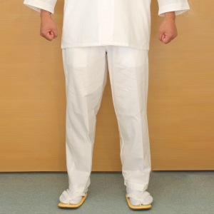 ダボシャツ上下白M~3L T/C フラママ専用ダボシャツ上下白M~3L