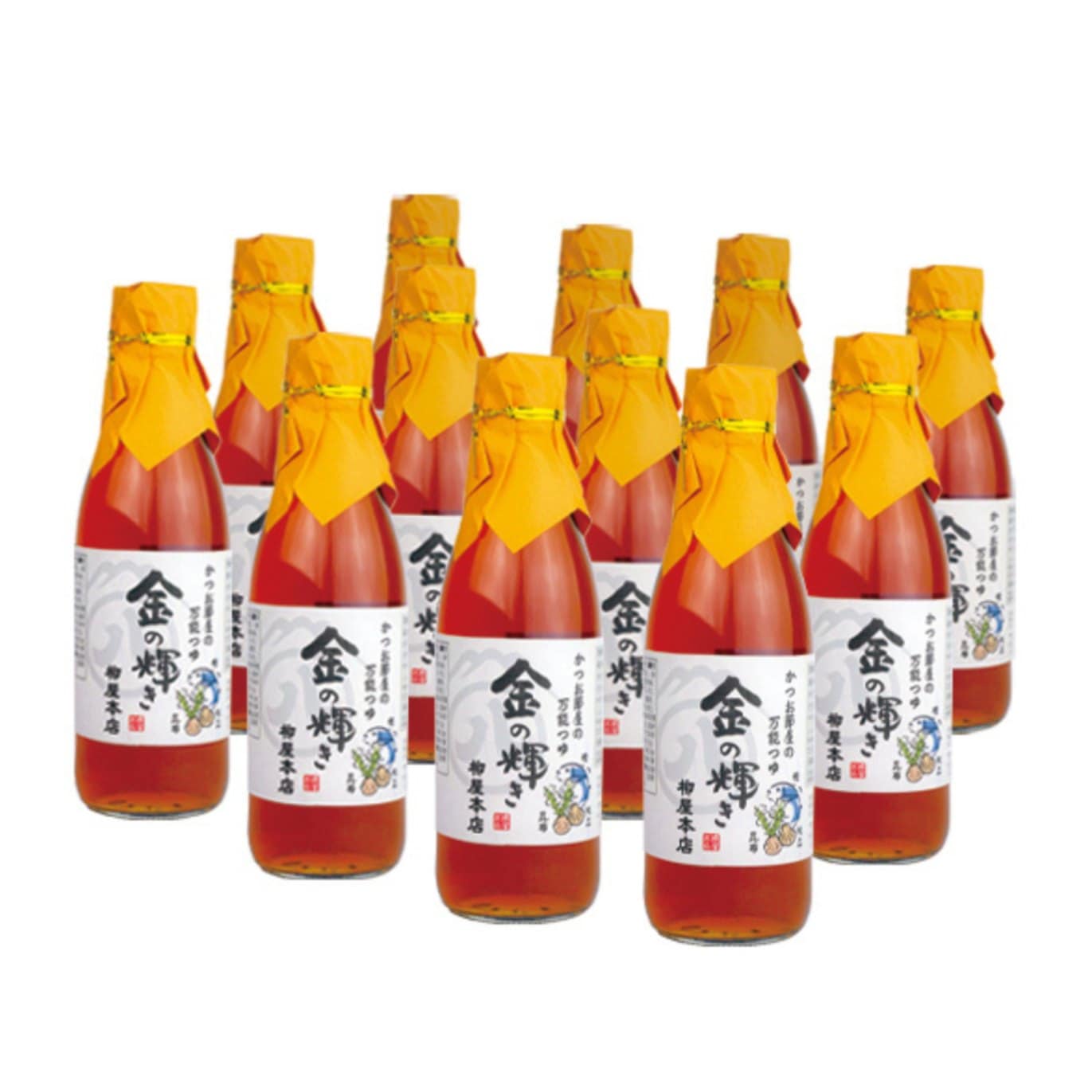 【夏の馳走便2025】お徳用 かつお節屋のつゆ　金の輝きつゆ 360ml×12本