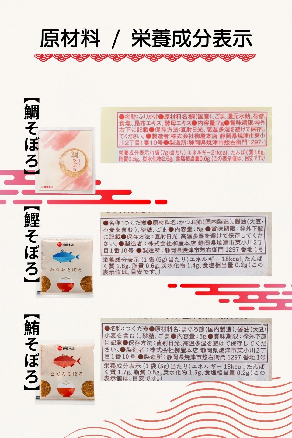 そぼろふりかけ小袋！24袋入り！(３種類×各8個)（メール便対応商品・送料込み）