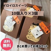 イロイロスイーツ10個セット×3パック 送料無料（一部地域を除く)まとめ買いがお得 焼き菓子マ ドレーヌ ッキー クッキー
