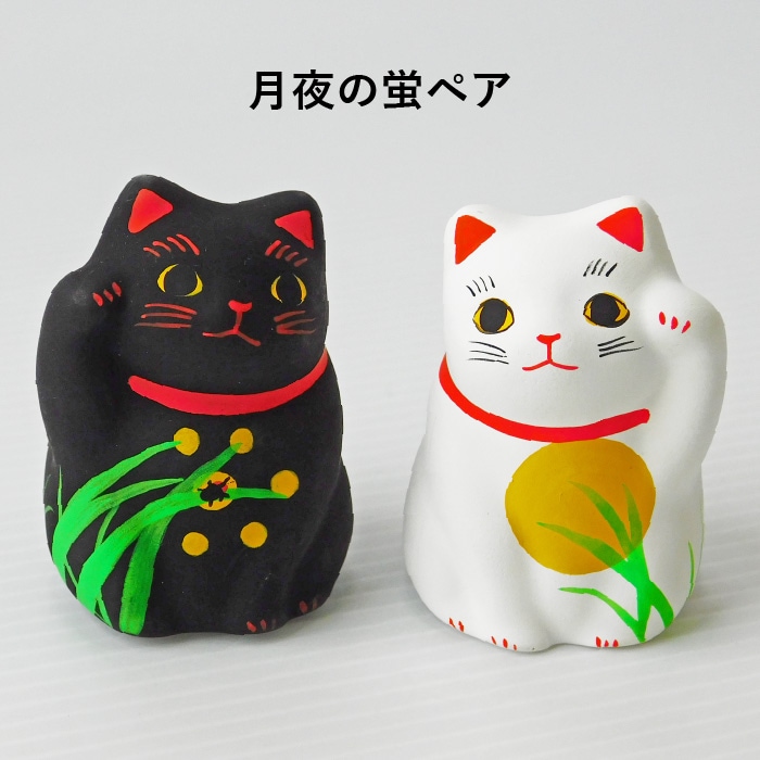 猫雑貨 置物 夏ギフト 猫グッズ ハンドメイド 夏の招き猫 贈り物 柄