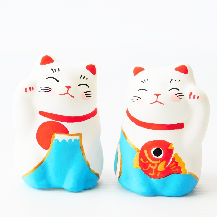 2026年 めでた柄招き猫（招き猫のみ） | 猫雑貨,招き猫 | お菓子と猫の