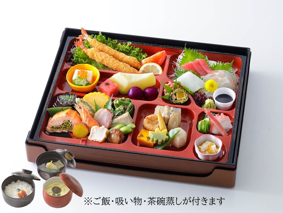 会席松花堂セット | 【公式】株式会社八百彦本店 名古屋で創業300余年