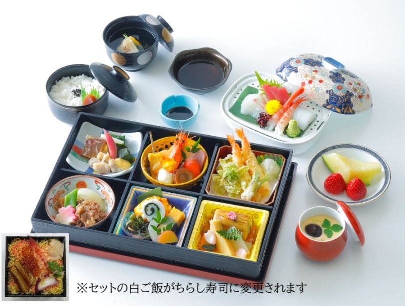 <期間限定> 会席松花堂 ちらし寿司セット