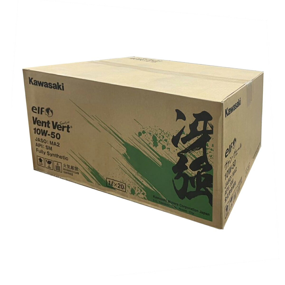 KAWASAKIʥ掠 20ܥåȡ J0ELF-K111 elf Vent Vert㶯SM10W-501L 1åȥ롡ա󡦥롡󥸥󥪥 ѳȯ