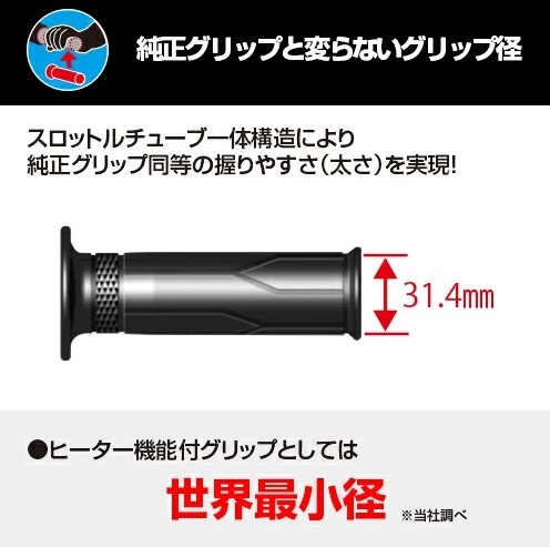 ヤマハ純正】 グリップウォーマー 180 A マジェスティS、BW'S125