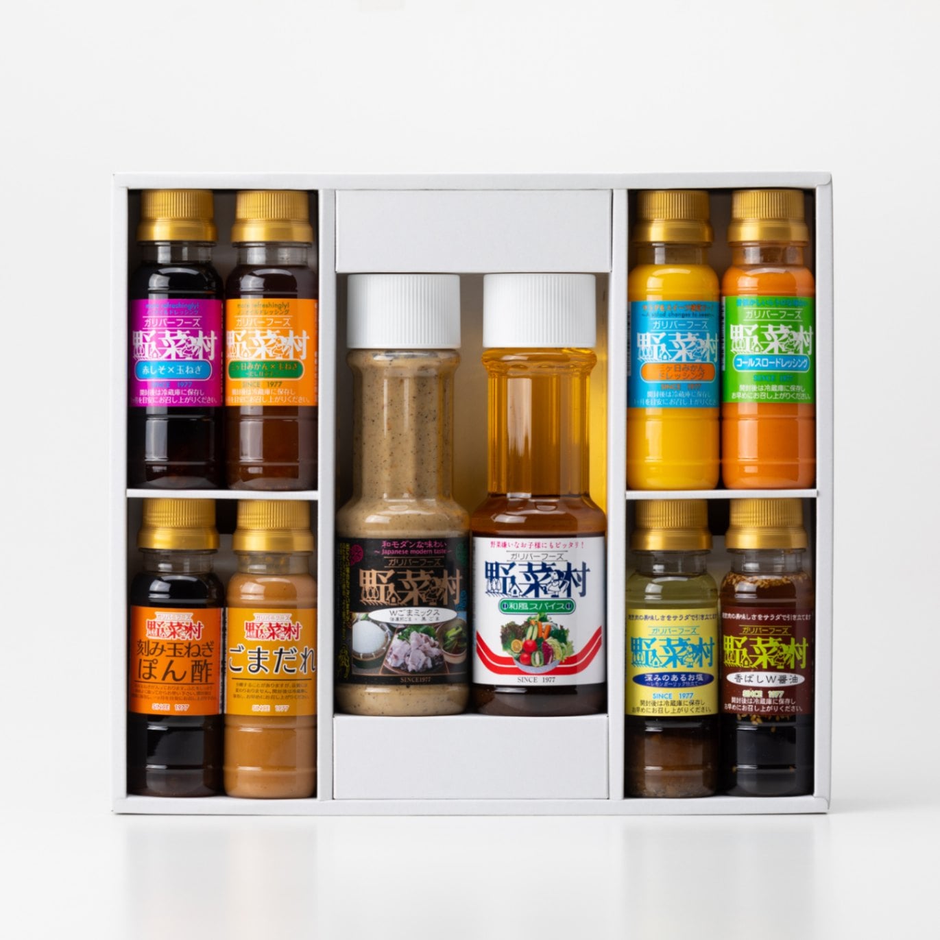 【サマーセール限定】【送料無料】野菜村ドレッシング プレミアムセット（300ｍｌ×2本+100ｍｌ　8本）※１回の注文で4箱ﾏﾃﾞ