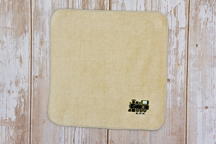 【今治認定商品】小湊鐵道オリジナルタオルハンカチ(トロッコ)（小湊鐵道メール便対象商品 A）