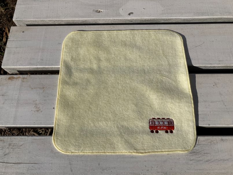 【今治認定商品】小湊鐵道オリジナルタオルハンカチ(キハ２００)（小湊鐵道メール便対象商品 A）