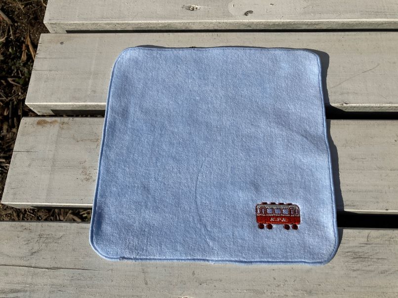 【今治認定商品】小湊鐵道オリジナルタオルハンカチ(キハ２００)（小湊鐵道メール便対象商品 A）