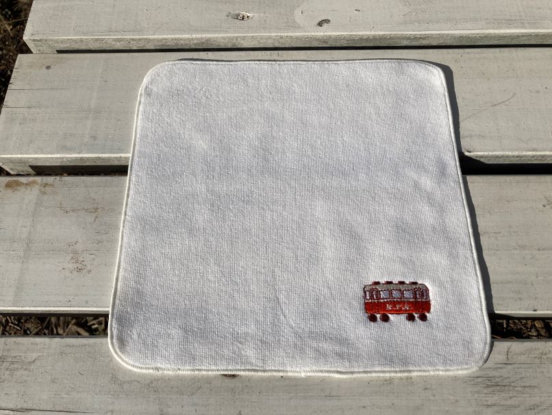 【今治認定商品】小湊鐵道オリジナルタオルハンカチ(キハ２００)（小湊鐵道メール便対象商品 A）