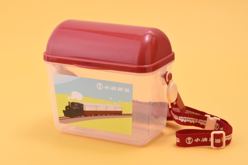 【お子さんとのお出かけ用に】小湊鐵道宝箱型バケツ