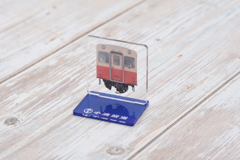 【実写（車）プリント】小湊鐵道アクリルスタンド（正面）（小湊鐵道メール便対象商品 A）