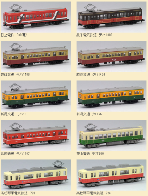 鉄道コレクション第8弾 1ボックス（10個入）｜鉄道ひろば