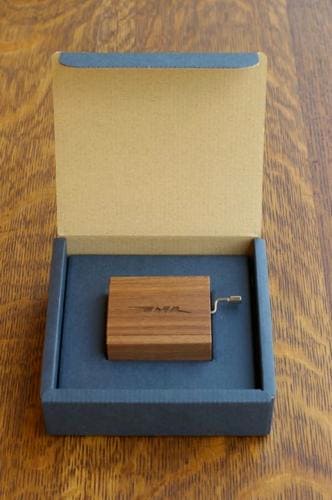 【機械仕掛けのオルゴール】 鉄メロ 「木箱 在来線」　アルプスの牧場（榎屋 ヤマト運輸対象商品）