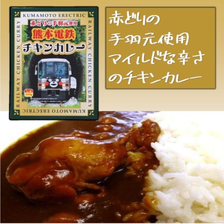 【こだわりすぎた鉄道会社のカレー 10食セット】 「美味しい」と評判のレトルトカレーはいかがですか？熊本電気鉄道　チキンカレー