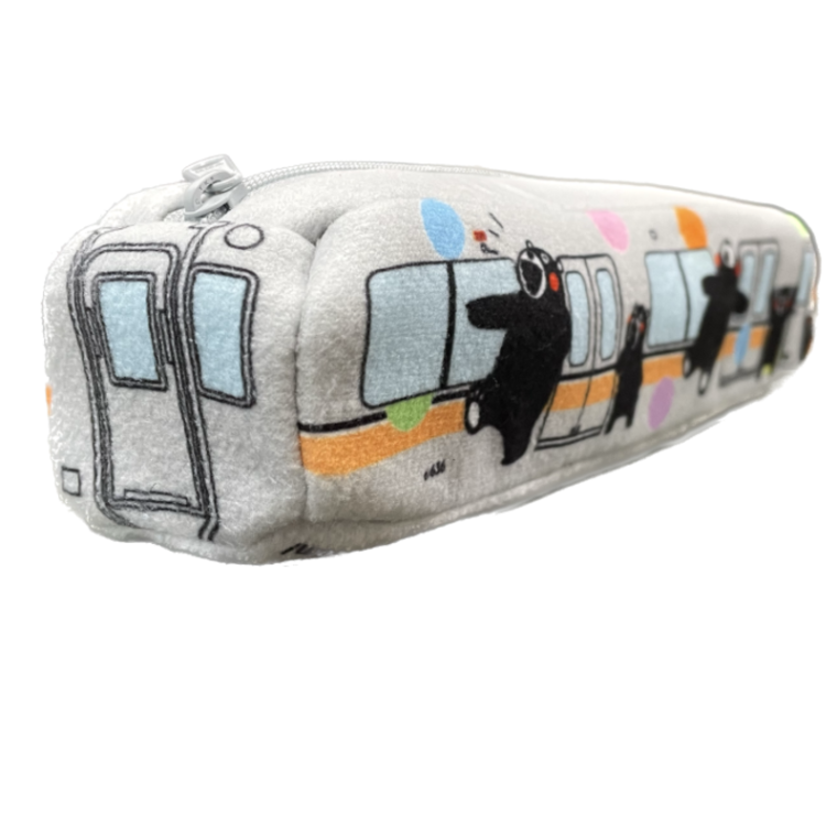 電車ペンケース（くまモンのラッピング2号車）