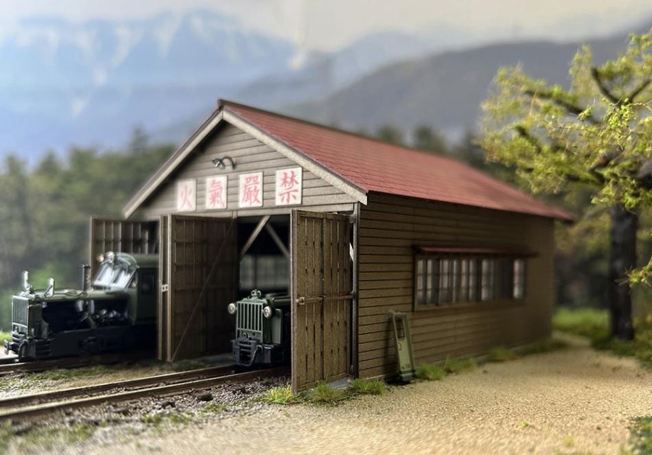 梅桜堂 助六の2線機関庫Ⅱ（1/87）｜鉄道ひろば
