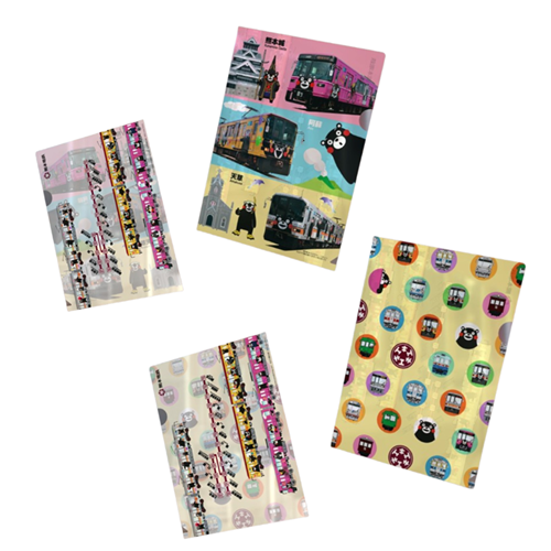 熊本電気鉄道　A5サイズクリアファイル（2枚セット）【熊本電気鉄道　Ａ梱包対象商品】