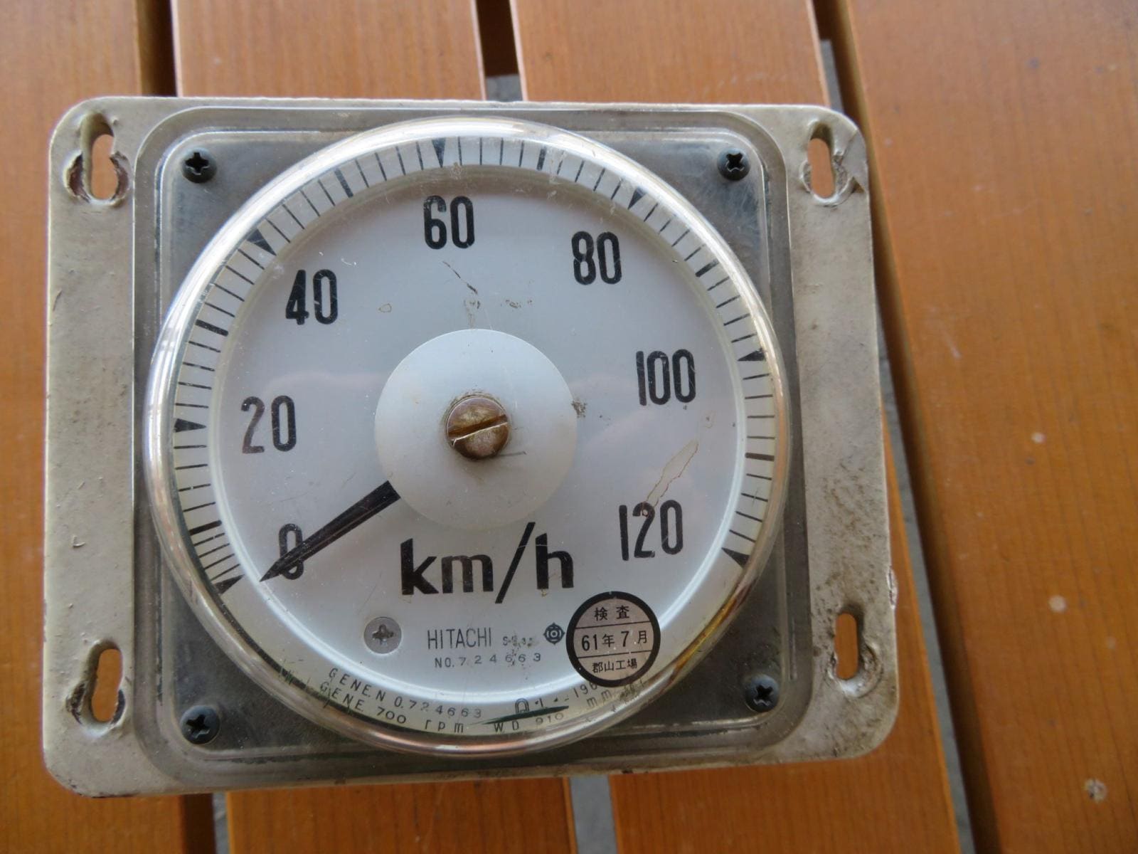 由利高原鉄道　速度計