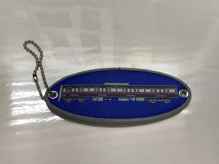 京王電鉄　7000系刺繍キーホルダー（京王電鉄Ａ梱包対象商品）