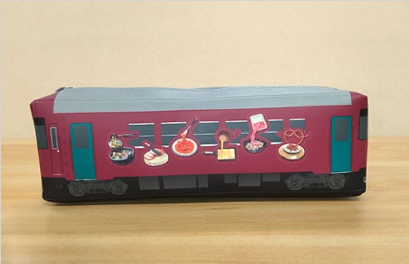長良川鉄道　ペンケース（食品サンプル列車）