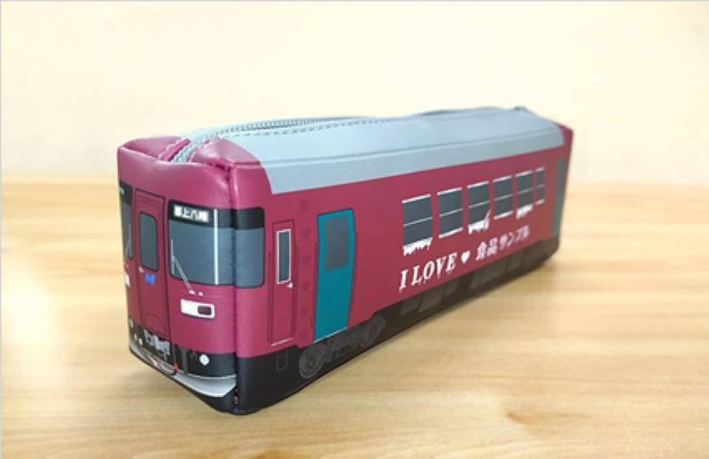 長良川鉄道　ペンケース（食品サンプル列車）