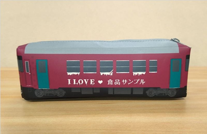 長良川鉄道　ペンケース（食品サンプル列車）