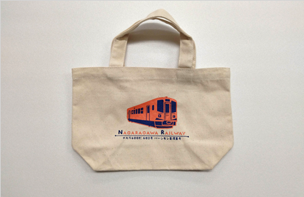 長良川鉄道　パーシモン美濃里号（新型車両）　ランチバッグ