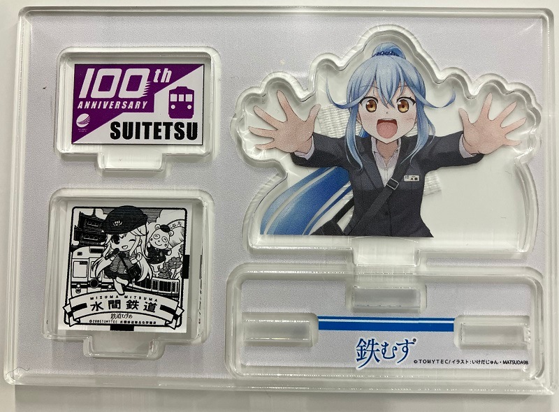 水間鉄道　鉄道むすめ「水間みつま」アクリルジオラマ【水間鉄道レターパックライト梱包対象商品】