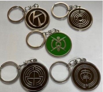 京王電鉄　旧社紋キーホルダー（京王電鉄Ａ梱包対象商品）