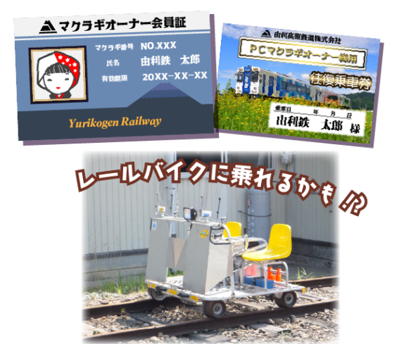 由利高原鉄道　ＰＣマクラギオーナー