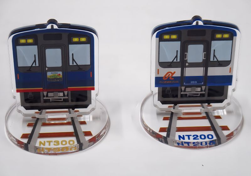 のと鉄道　アクリルスタンド（ＮＴ200、NT300）【のと鉄道Ａ梱包対象商品】