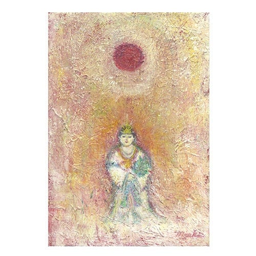 【アイーダ】はせくらみゆき　セイクリッドアート「ルルドの聖母」 オリジナル版画］セイクリッドアート⑥「ルルドの聖母」｜はせ