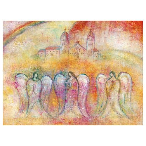 はせくらみゆき［オリジナル版画］セイクリッドアート「ルルドの聖母」 はせくらみゆき［オリジナル版画］セイクリッドアート「ルルドの