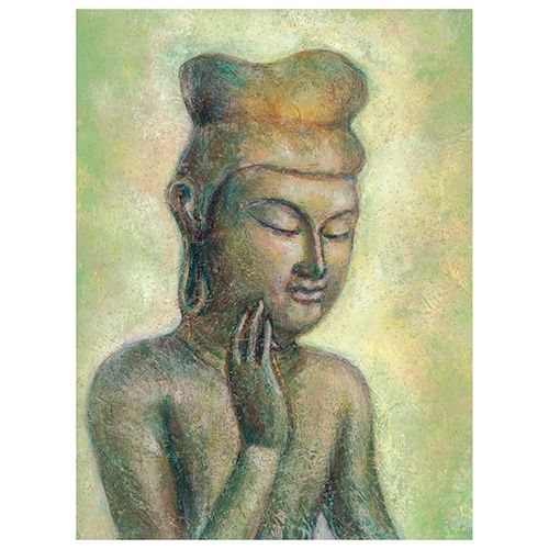 はせくらみゆきセイクリッドアート 新作】はせくらみゆき セイクリッドアート「弥勒のほほ笑み」