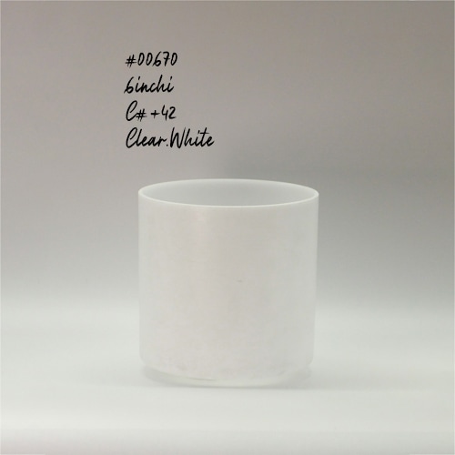 #00670【Opaque Quartz】6インチ/C0