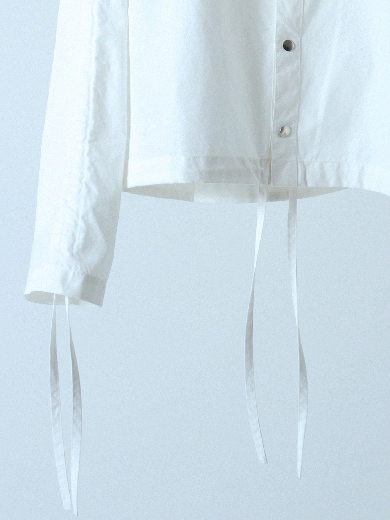 yaunn �֥륾�󥿥��� ����� ��COTTON JACKET LIKE SHIRT WHITE