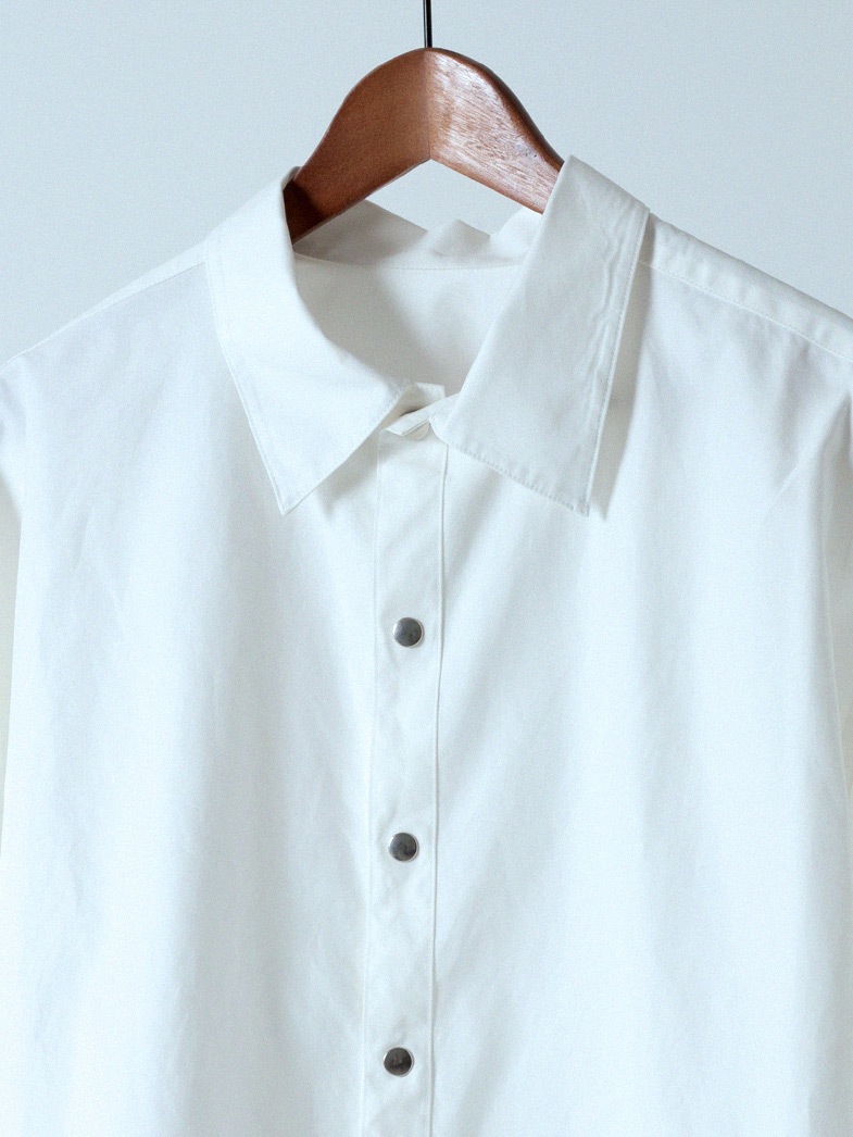 yaunn �֥륾�󥿥��� ����� ��COTTON JACKET LIKE SHIRT WHITE