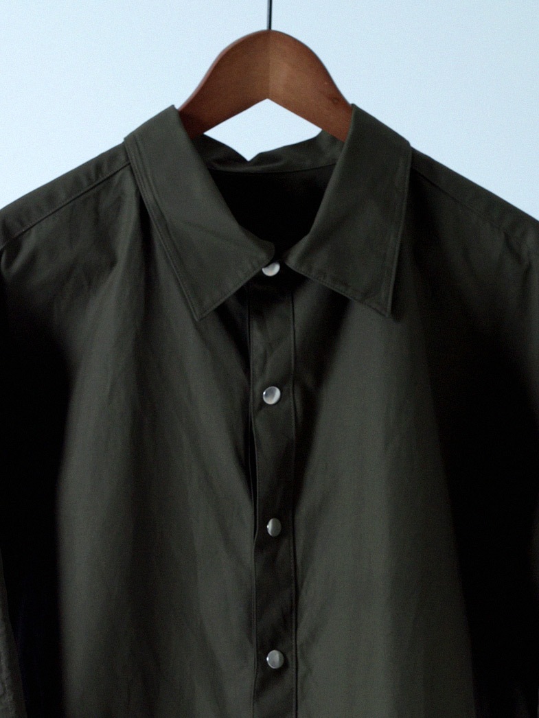 yaunn ֥륾󥿥  COTTON JACKET LIKE SHIRT KHAKI