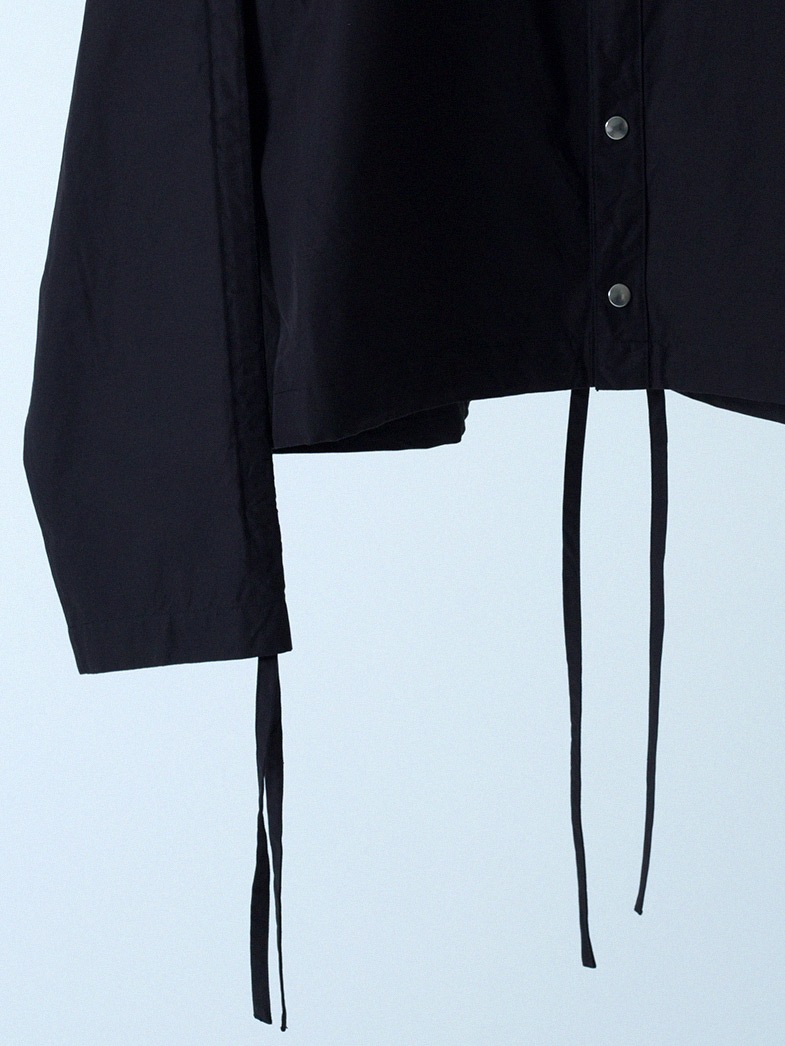 yaunn �֥륾�󥿥��� ����� ����COTTON JACKET LIKE SHIRT BLACK