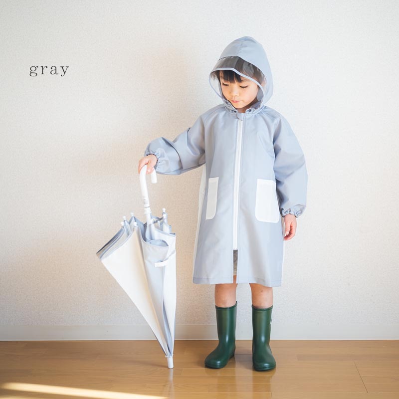 レインコート bicolor minau