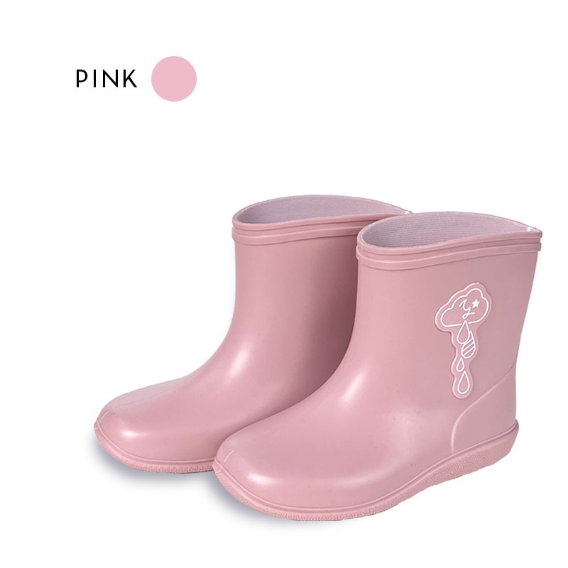 レインシューズ ベビー 子供用 日本製 男の子 女の子 無地 シンプル 長靴 14 15cm レインブーツ BUU&POPO ユアーズアーミーワールド 