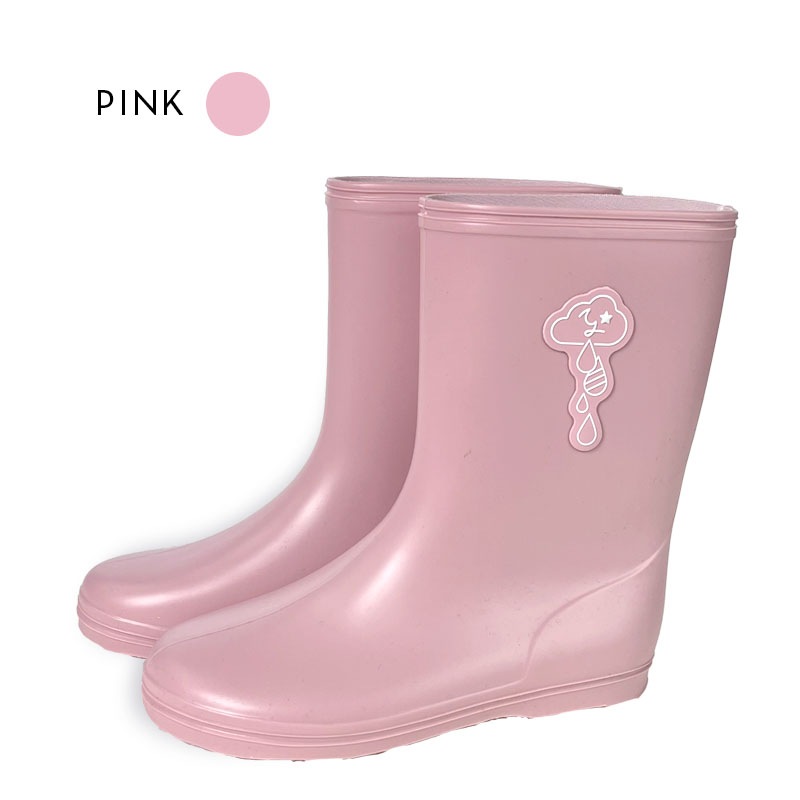 レインシューズ キッズ 子供用 日本製 男の子 女の子 無地 シンプル 長靴 16 17 18 19cm レインブーツ BUU&POPO ユアーズアーミーワールド 