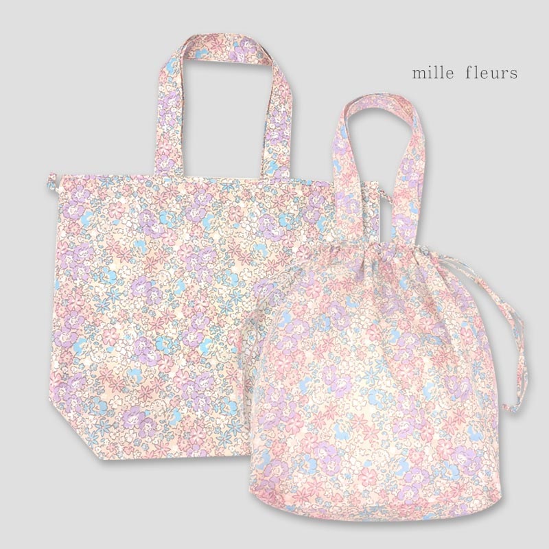 フェイラー　リバティ　レッスンバッグ バッグインバッグ リバティプリント Liberty ランチバッグ