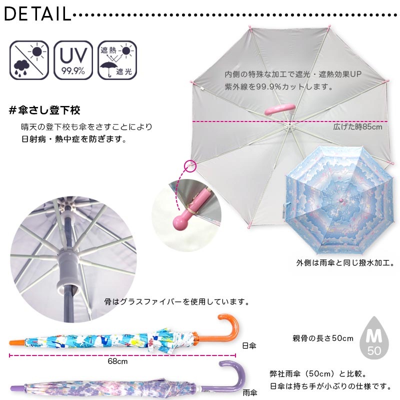 晴雨兼用日傘 50cm ZAZZYZAPS
