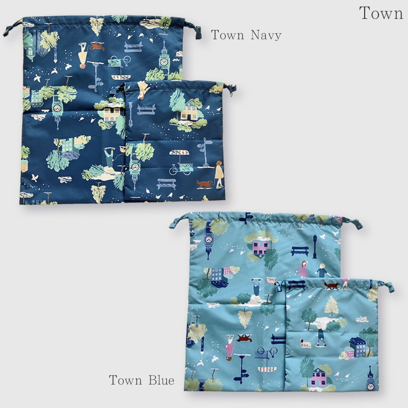 巾着袋 2点セット minau